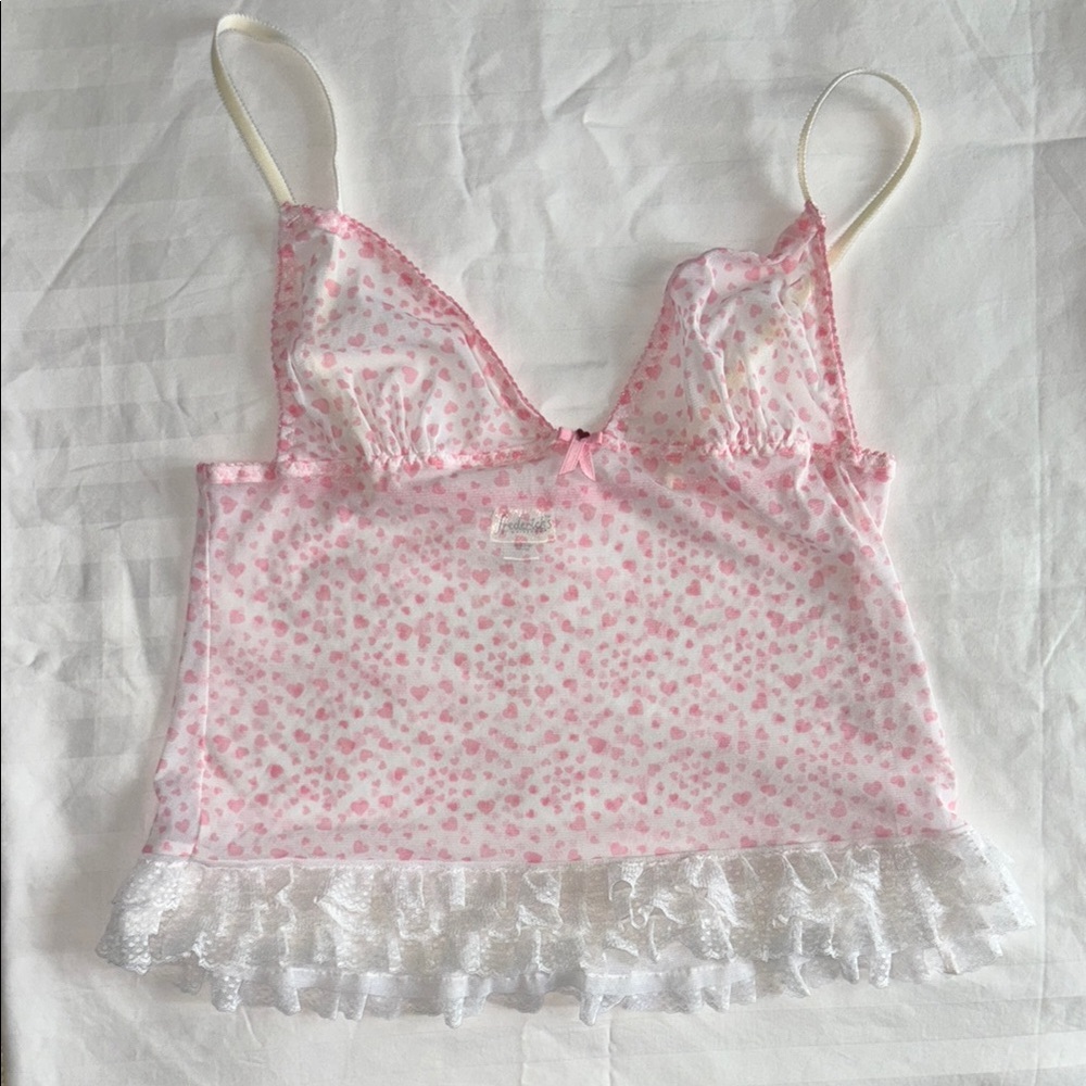 Frederick's of Hollywood Sheer Lace Camisole